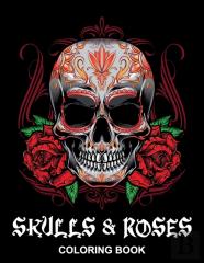 Skulls & Roses Coloring Book