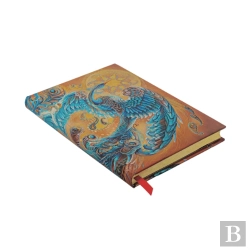 Bertrand.pt - Skybird (Birds Of Happiness) Midi Lined Hardback Journal (Elastic Band Closure)