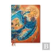 Skybird (Birds Of Happiness) Ultra 12-Month Vertical Softcover Flexi Dayplanner 2025 (Elastic Band Closure)