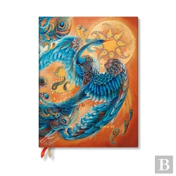 Bertrand.pt - Skybird (Birds Of Happiness) Ultra 12-Month Vertical Softcover Flexi Dayplanner 2025 (Elastic Band Closure)