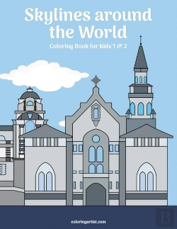 Bertrand.pt - Skylines Around The World Coloring Book For Kids 1 & 2