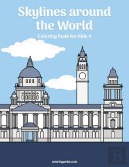 Skylines Around The World Coloring Book For Kids 4