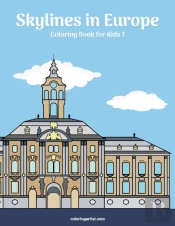 Skylines In Europe Coloring Book For Kids 1