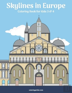 Bertrand.pt - Skylines In Europe Coloring Book For Kids 3 & 4
