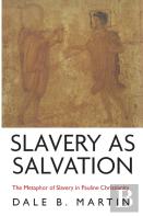 Slavery As Salvation