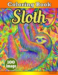 Sloth Coloring Book