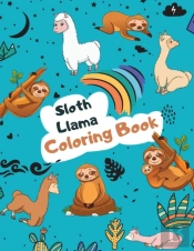 Sloth Llama Coloring Book