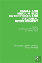 Small And Medium Size Enterprises And Regional Development