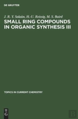 Bertrand.pt - Small Ring Compounds In Organic Synthesis Iii