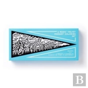 Small Victories Magic Velvet Pennant Coloring Set