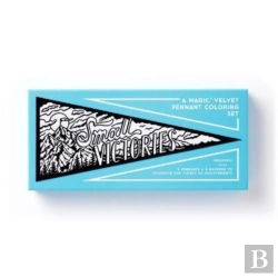 Bertrand.pt - Small Victories Magic Velvet Pennant Coloring Set