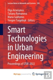 Smart Technologies In Urban Engineering