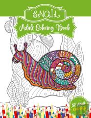Snail Adult Coloring Book