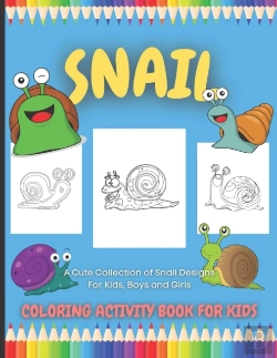 Bertrand.pt - Snail Coloring Activity Book For Kids