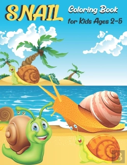 Bertrand.pt - Snail Coloring Book For Kids Ages 2-5