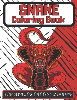 Bertrand.pt - Snake Coloring Book For Adults Tattoo Designs