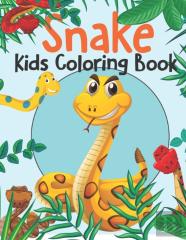 Snake Kids Coloring Book