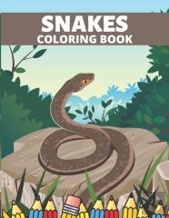 Snakes Coloring Book