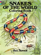 Snakes Of The World Colouring Book