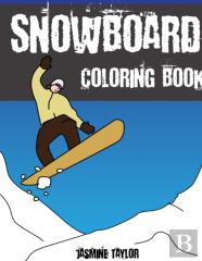 Snowboard Coloring Book
