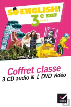 Bertrand.pt - So English! : 3e ; 3 Cd Audio + 1 Dvd Pour La Classe