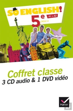 Bertrand.pt - So English! ; Anglais ; 5e ; Coffret Cd / Dvd De La Classe