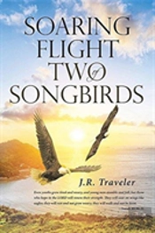 Soaring Flight Of Two Songbirds