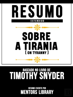 Bertrand.pt - Sobre A Tirania (On Tyranny) - Baseado No Livro De Timothy Snyder