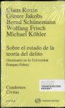 Sobre El Estado De La Teoría Del Delito (Papel + E-Book)