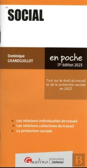 Social 2023 - Les Notions Indispensables En Droit Du Travail Et Droit De La Protection Sociale Appli