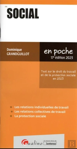 Bertrand.pt - Social 2023 - Les Notions Indispensables En Droit Du Travail Et Droit De La Protection Sociale Appli