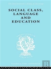 Social Class Language And Education