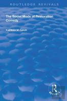 Social Mode Of Restoration Comedy