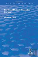 Social Mode Of Restoration Comedy