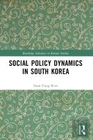 Social Policy Dynamics In South Korea