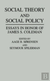 Social Theory And Social Policy