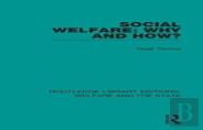 Social Welfare: Why And How?