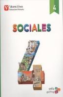 Sociales 4+ Cantabria Separata (Aula Activa)