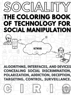 Bertrand.pt - Sociality, The Coloring Book Of Technology For Social Manipulation