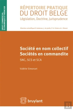 Bertrand.pt - Société En Nom Collectif ; Sociétés En Commandite ; Snc, Scs Et Sca