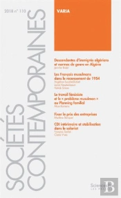 Societes Contemporaines 110