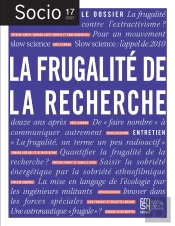 Socio : Socio N° 17/2023 : La Frugalité De La Recherche