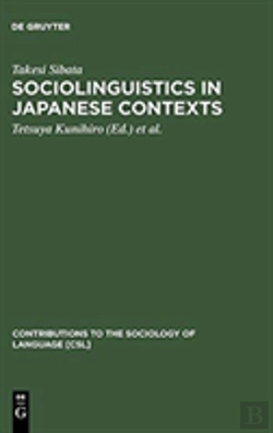Bertrand.pt - Sociolinguistics In Japanese Contexts