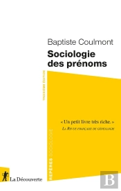 Sociologie Des Prénoms