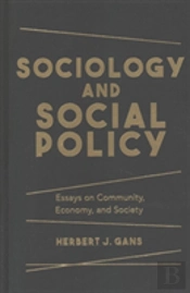 Sociology And Social Policy