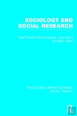 Bertrand.pt - Sociology And Social Research (Rle Social Theory)