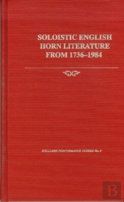 Soloistic English Horn Literature From 1736 To 1984