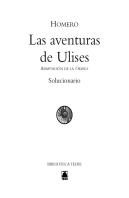 Solucionario. Las Aventura De Ulises. Biblioteca Teide