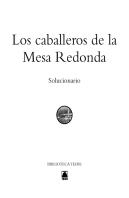 Solucionario. Los Caballeros De La Mesa Redonda. Biblioteca Teide