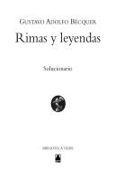 Solucionario. Rimas Y Leyendas. Biblioteca Teide